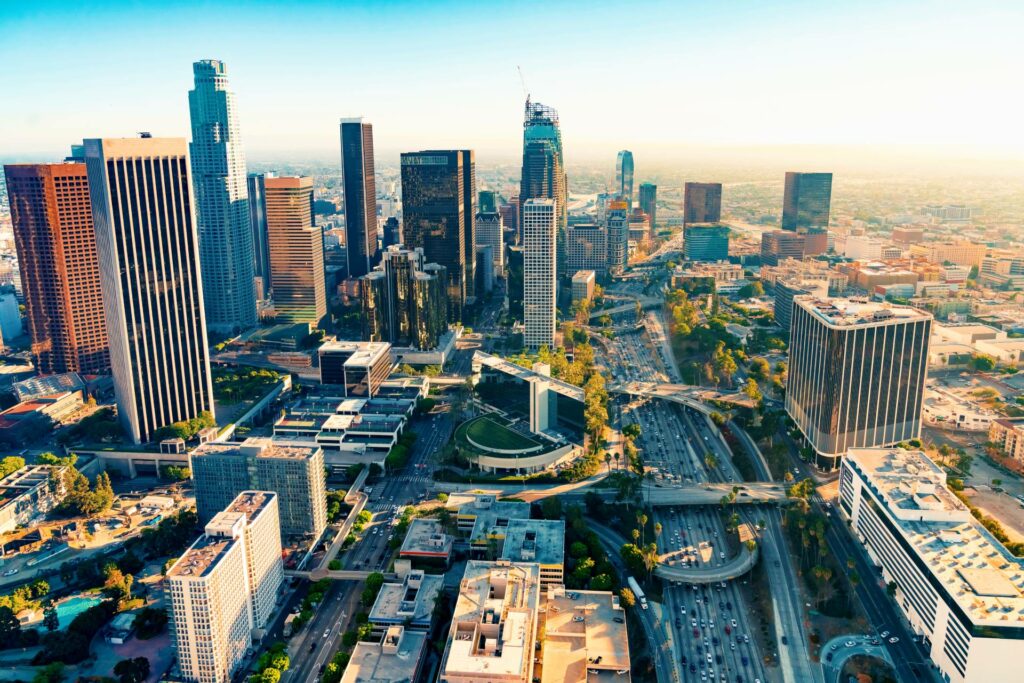 Los Angeles city view